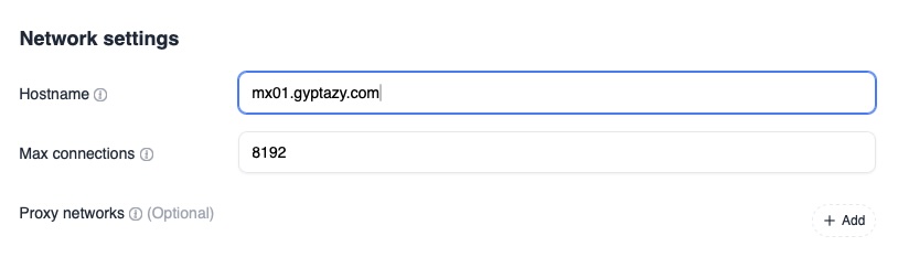 Stalwart Mailserver Hostname