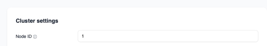 Stalwart Mailserver Cluster IDs