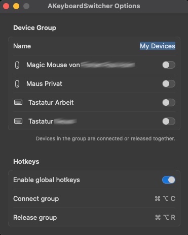 AKeyboardSwitcher - Device Groups