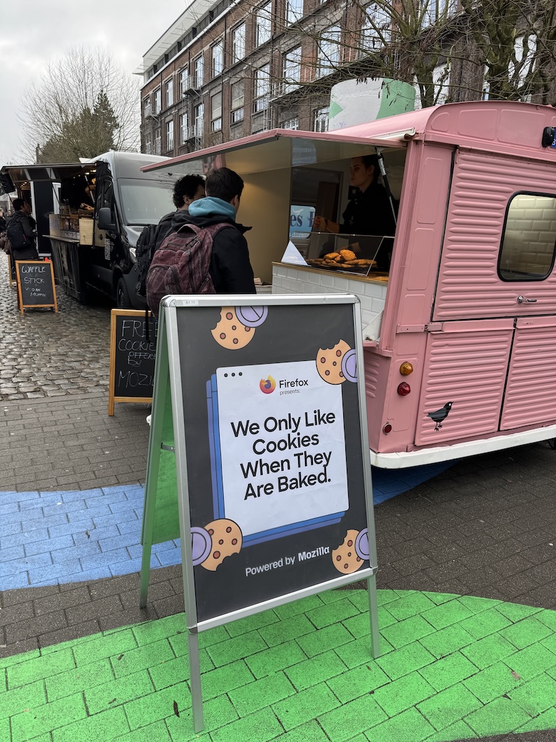 FOSDEM 2026 - Mozilla with free cookies