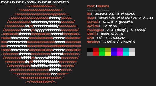 StarFive VisionFive 2 - RISC-V Board running with Ubuntu Linux